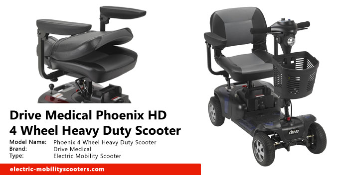 Drive Medical Phoenix 4 Wheel Heavy Duty Scooter Review