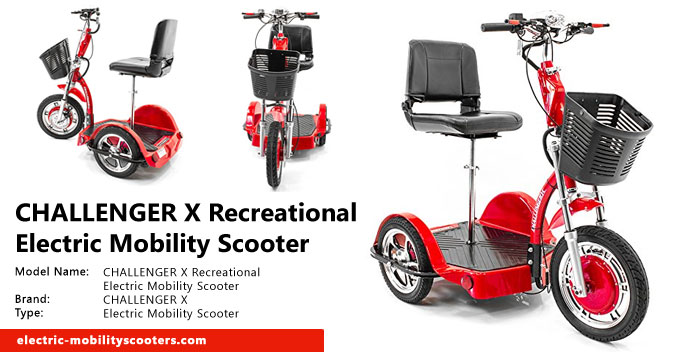 CHALLENGER X Recreational Electric Mobility Scooter Review