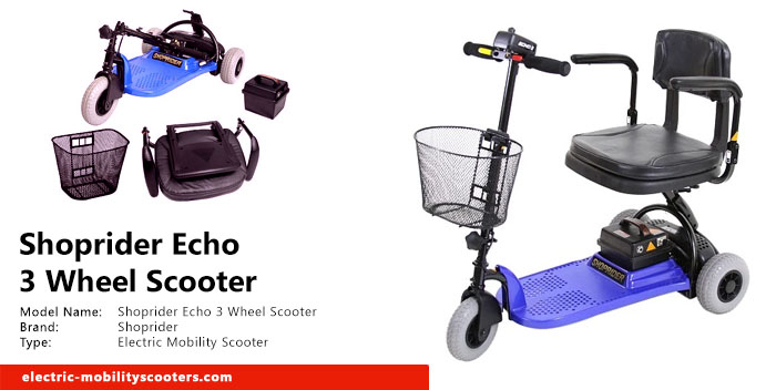 Shoprider Echo 3 Wheel Scooter Review